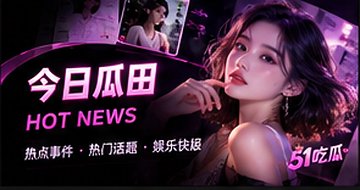 热点快报原创黑紫编辑视觉